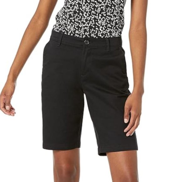 Billabong Black Bermuda Chino Shorts - Picture 1 of 14